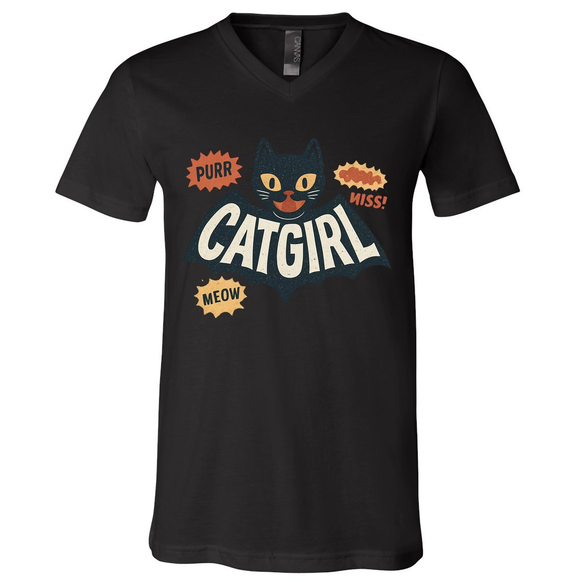 Catgirl V-Neck T-Shirt
