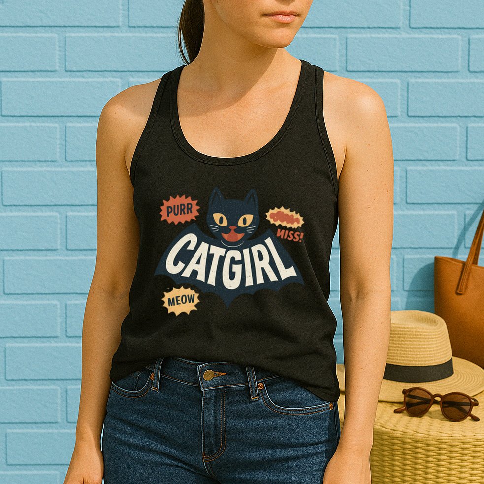 Catgirl Womens Tank Top