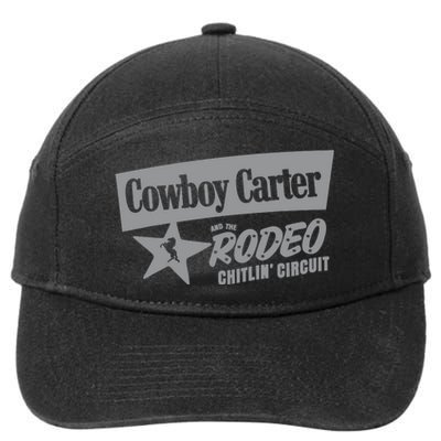 Cowboy Carter And The Rodeo Chitlin Circuit Funny 7-Panel Snapback Hat