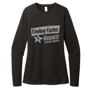 Cowboy Carter And The Rodeo Chitlin Circuit Funny Womens CVC Long Sleeve Shirt