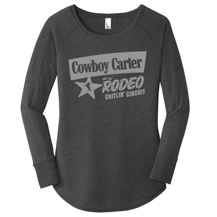 Cowboy Carter And The Rodeo Chitlin Circuit Funny Women's Perfect Tri Tunic Long Sleeve Shirt