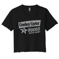 Cowboy Carter And The Rodeo Chitlin Circuit Funny Women's Crop Top Tee