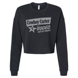 Cowboy Carter And The Rodeo Chitlin Circuit Funny Cropped Pullover Crew