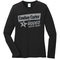 Cowboy Carter And The Rodeo Chitlin Circuit Funny Ladies Long Sleeve Shirt