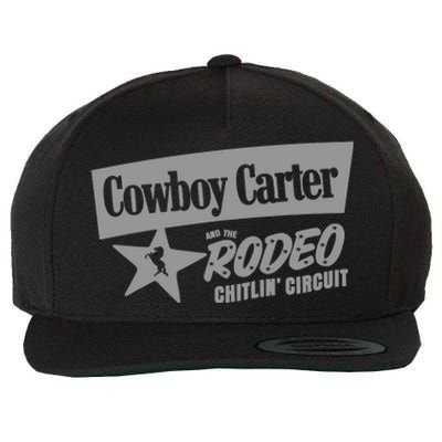 Cowboy Carter And The Rodeo Chitlin Circuit Funny Wool Snapback Cap