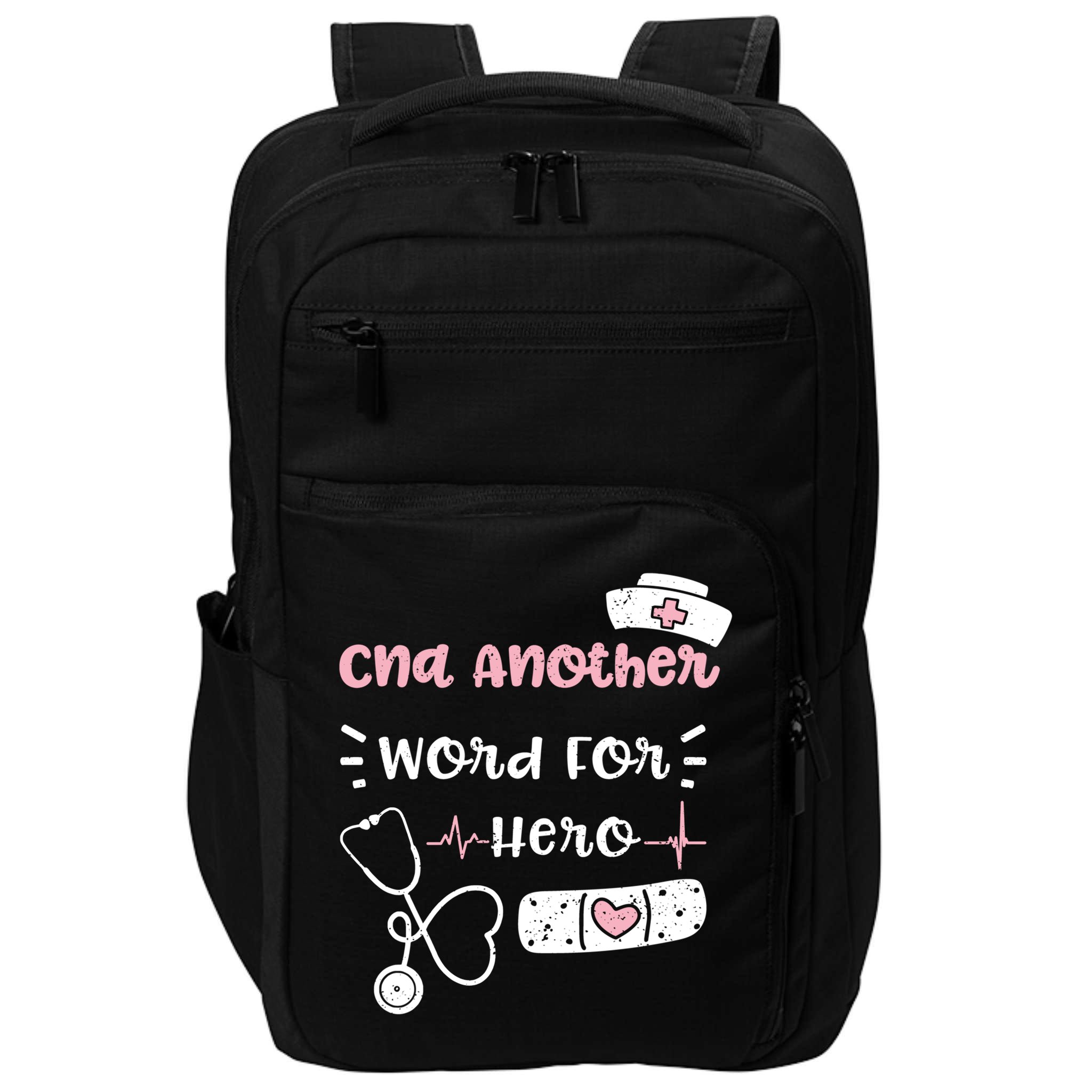 Cna: Cna Another Word For Hero Nurse Sayings Gift Impact Tech Backpack