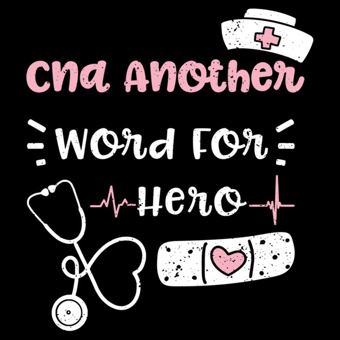 Cna: Cna Another Word For Hero Nurse Sayings Gift Flat Bill Trucker Hat