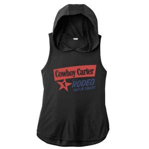 Cowboy Carter And The Rodeo Chitlin Circuit Funny Ladies PosiCharge Tri-Blend Wicking Draft Hoodie Tank