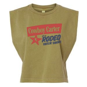 Cowboy Carter And The Rodeo Chitlin Circuit Funny Garment-Dyed Women's Muscle Tee