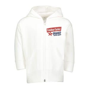 Cowboy Carter And The Rodeo Chitlin Circuit Funny Toddler Zip Fleece Hoodie