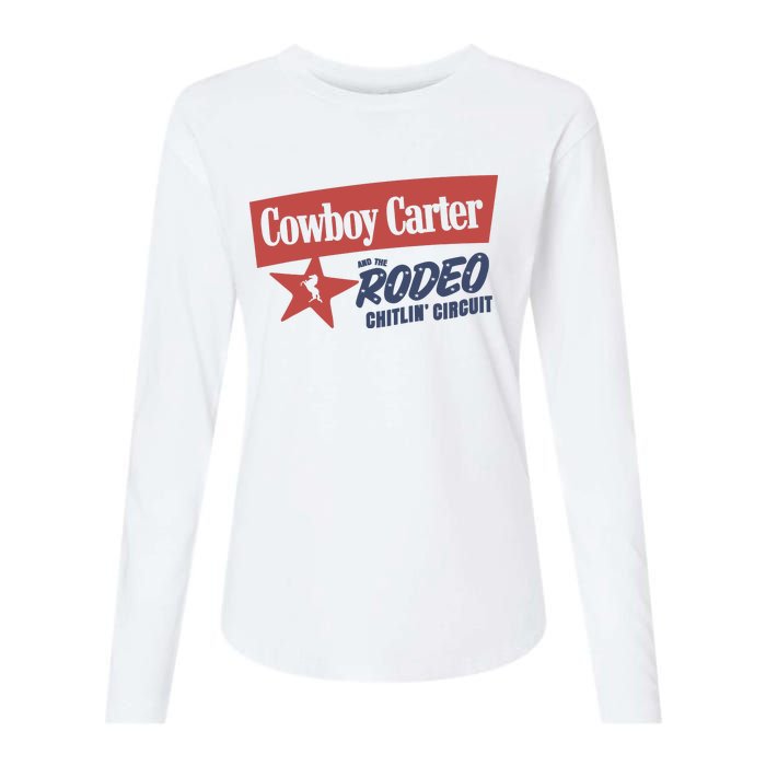 Cowboy Carter And The Rodeo Chitlin Circuit Funny Womens Cotton Relaxed Long Sleeve T-Shirt