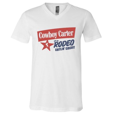 Cowboy Carter And The Rodeo Chitlin Circuit Funny V-Neck T-Shirt