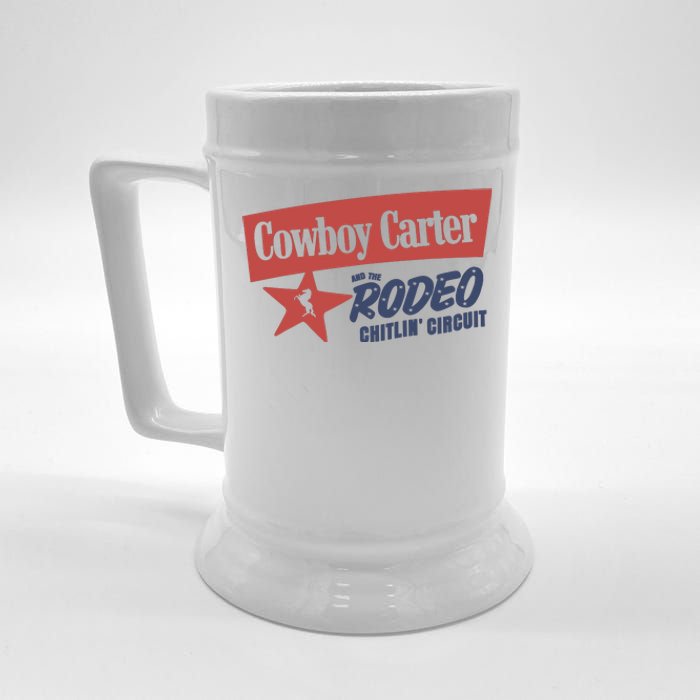 Cowboy Carter And The Rodeo Chitlin Circuit Funny Beer Stein