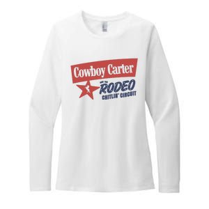 Cowboy Carter And The Rodeo Chitlin Circuit Funny Womens CVC Long Sleeve Shirt