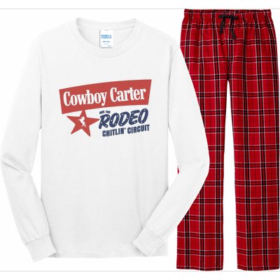 Cowboy Carter And The Rodeo Chitlin Circuit Funny Long Sleeve Pajama Set