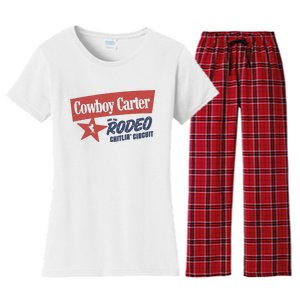 Cowboy Carter And The Rodeo Chitlin Circuit Funny Women's Flannel Pajama Set