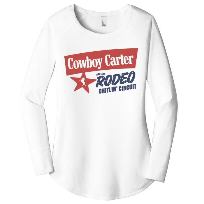 Cowboy Carter And The Rodeo Chitlin Circuit Funny Women's Perfect Tri Tunic Long Sleeve Shirt