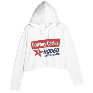 Cowboy Carter And The Rodeo Chitlin Circuit Funny Crop Fleece Hoodie