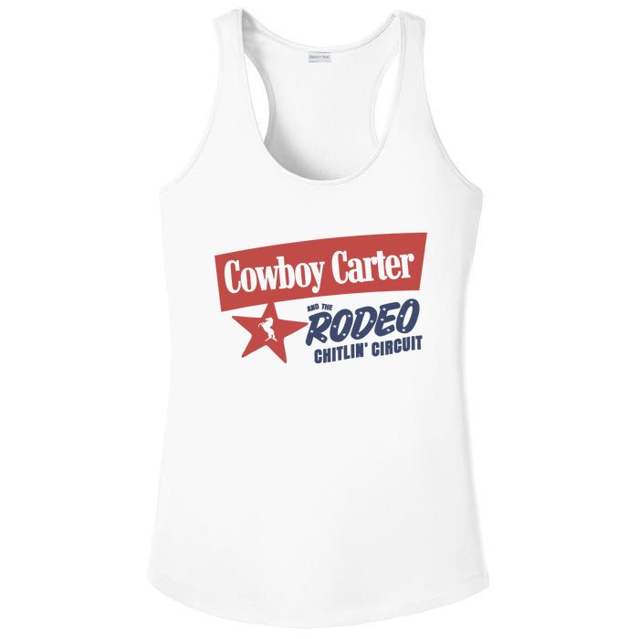 Cowboy Carter And The Rodeo Chitlin Circuit Funny Ladies PosiCharge Competitor Racerback Tank