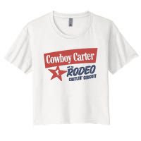 Cowboy Carter And The Rodeo Chitlin Circuit Funny Women's Crop Top Tee