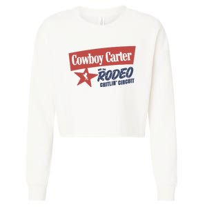 Cowboy Carter And The Rodeo Chitlin Circuit Funny Cropped Pullover Crew