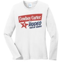 Cowboy Carter And The Rodeo Chitlin Circuit Funny Ladies Long Sleeve Shirt