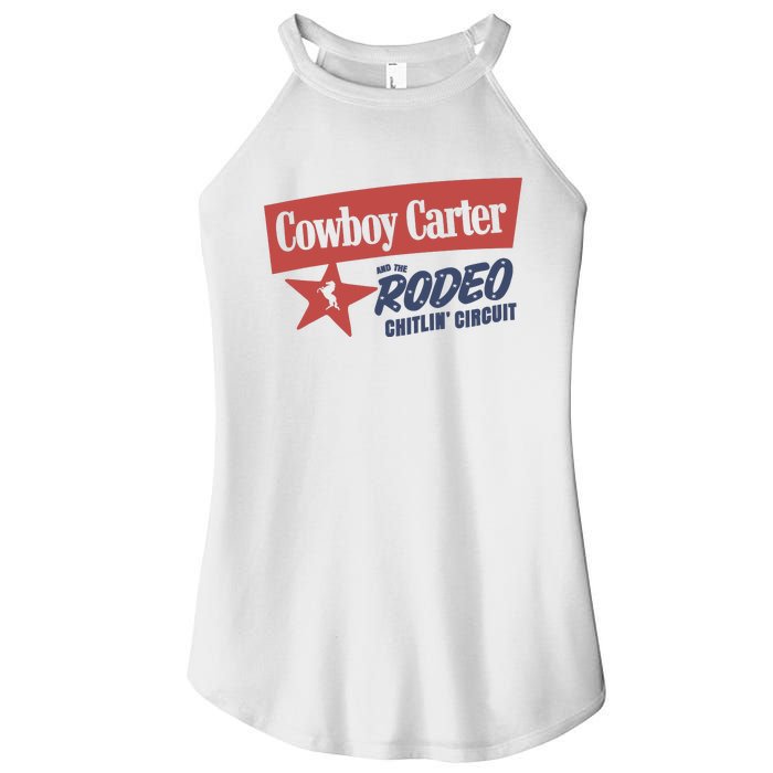 Cowboy Carter And The Rodeo Chitlin Circuit Funny Women's Perfect Tri Rocker Tank