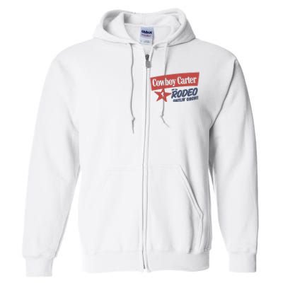 Cowboy Carter And The Rodeo Chitlin Circuit Funny Full Zip Hoodie