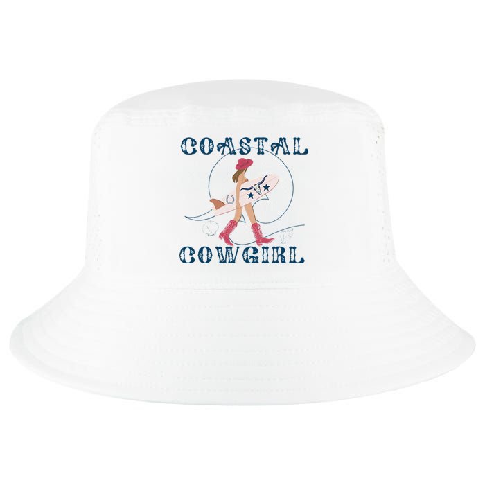 Coastal Cowgirl Aesthetic Cowgirl Surf Beach Cowgirls Outfit Cool Comfort Performance Bucket Hat