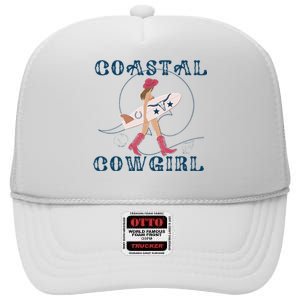 Coastal Cowgirl Aesthetic Cowgirl Surf Beach Cowgirls Outfit High Crown Mesh Back Trucker Hat