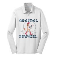 Coastal Cowgirl Aesthetic Cowgirl Surf Beach Cowgirls Outfit Silk Touch Performance Long Sleeve Polo