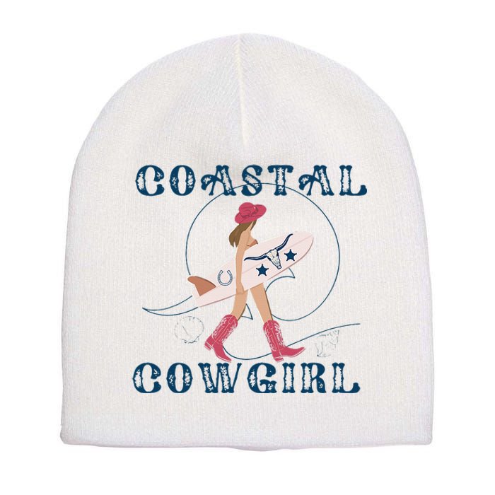 Coastal Cowgirl Aesthetic Cowgirl Surf Beach Cowgirls Outfit Short Acrylic Beanie