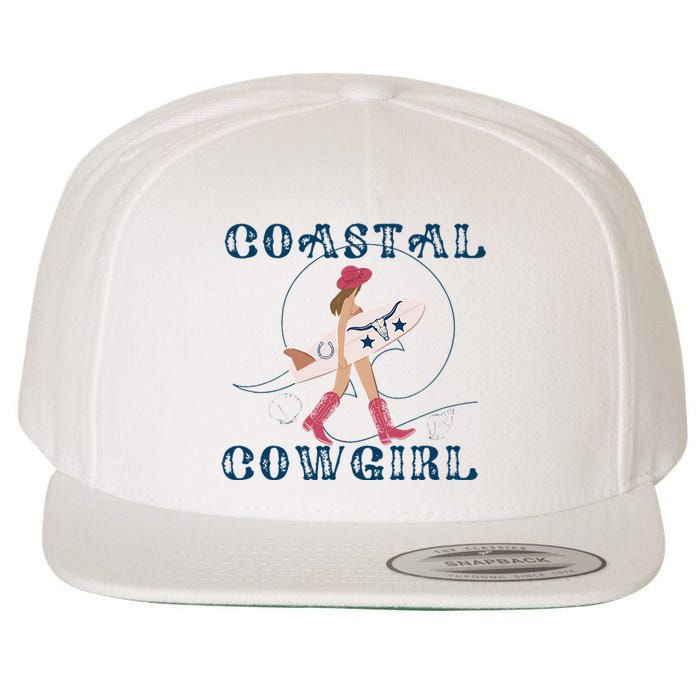 Coastal Cowgirl Aesthetic Cowgirl Surf Beach Cowgirls Outfit Wool Snapback Cap