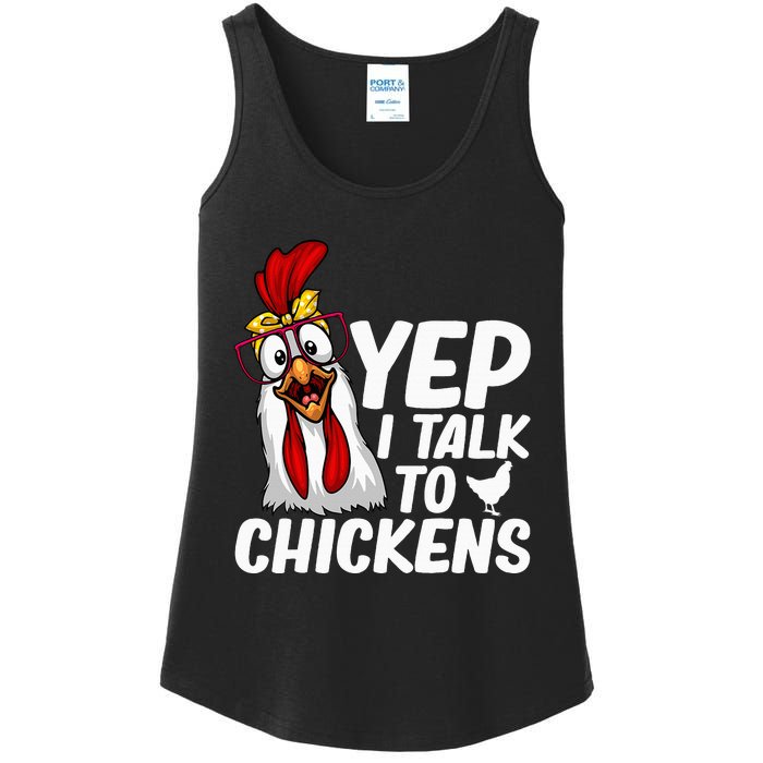 Cute Chicken Art Chicken Farmer Lovers Ladies Essential Tank