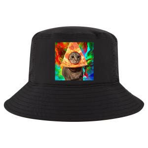 Colorful Cute Artsy Cat Kitten Pizza Funny Cool Comfort Performance Bucket Hat