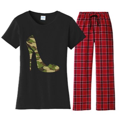 Cool Camouflage Art For Wo Girl Camo Clothes Costume Camo  Women's Flannel Pajama Set