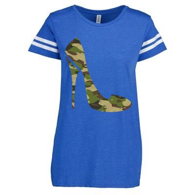 Cool Camouflage Art For Wo Girl Camo Clothes Costume Camo  Enza Ladies Jersey Football T-Shirt