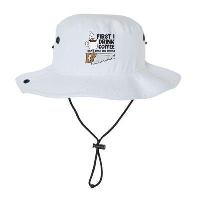 Carpenter Coffee And Woodworking Drinking Coffee Woodworker Legacy Cool Fit Booney Bucket Hat