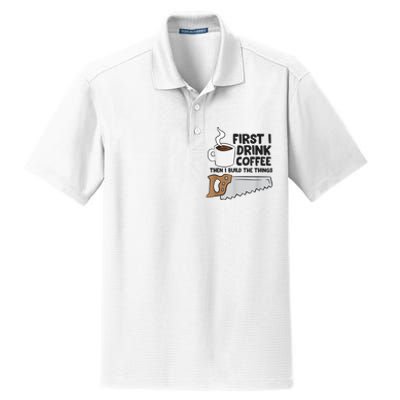 Carpenter Coffee And Woodworking Drinking Coffee Woodworker Dry Zone Grid Polo