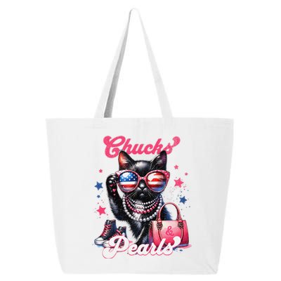 Cat Chucks And Pearls Comma La Kamala 2024 25L Jumbo Tote