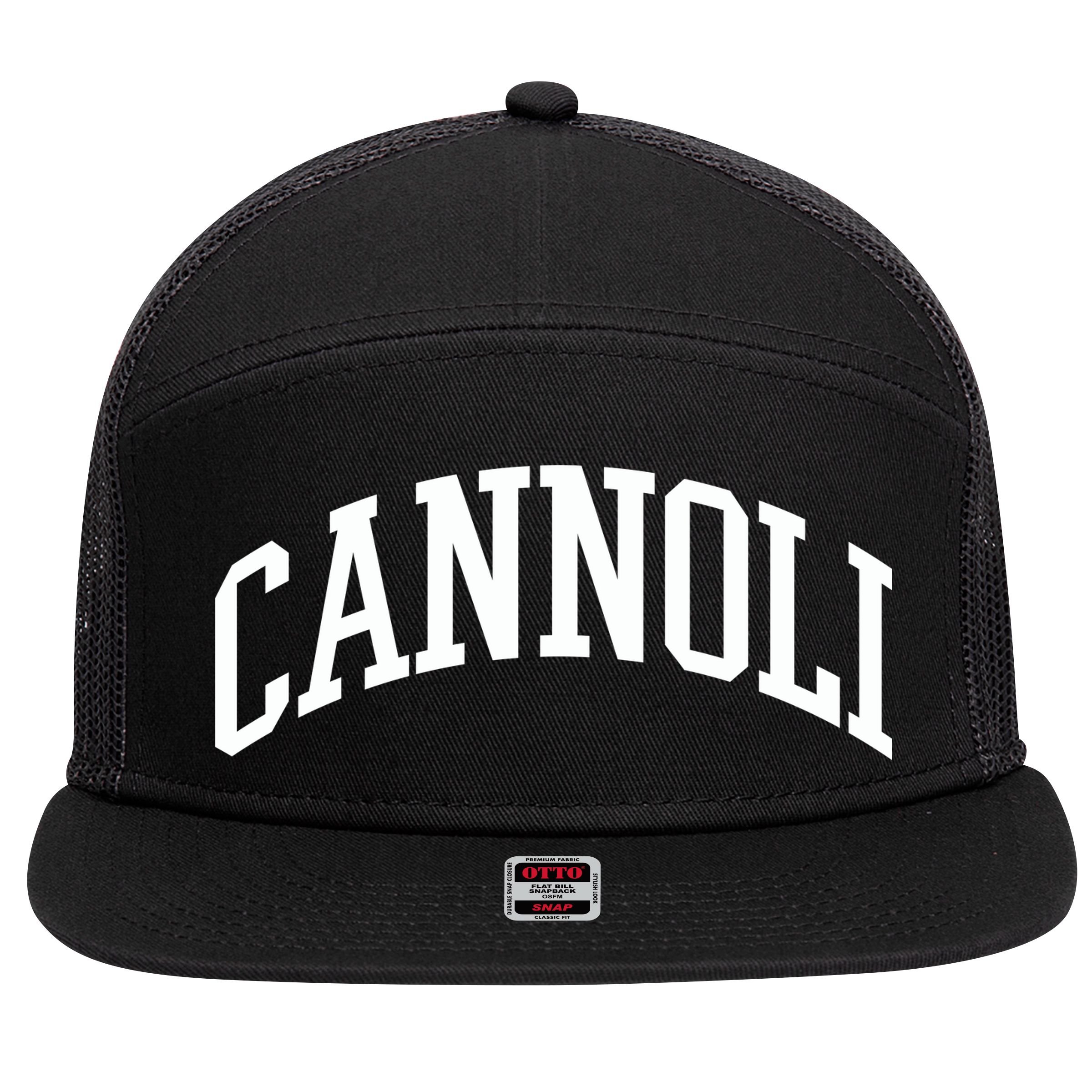 Cannoli 7 Panel Mesh Trucker Snapback Hat
