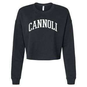 Cannoli Cropped Pullover Crew