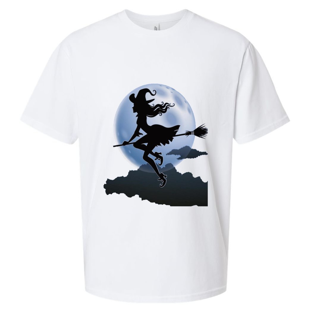 Cute Cottagecore Aesthetic Witch Moon Star Witchy Vintage Gift Sueded Cloud Jersey T-Shirt