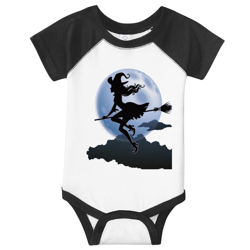 Cute Cottagecore Aesthetic Witch Moon Star Witchy Vintage Gift Infant Baby Jersey Bodysuit