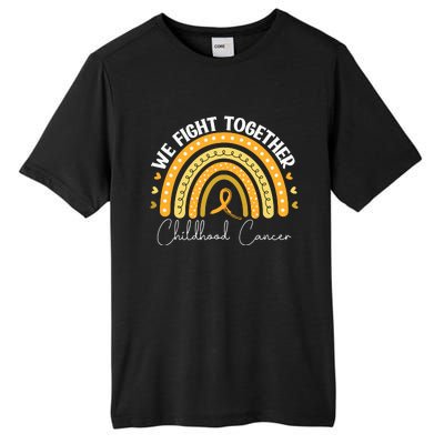 Childhood Cancer Awareness Gold Ribbon Tall Fusion ChromaSoft Performance T-Shirt