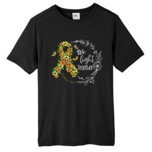 Childhood Cancer Awareness We Fight Together Tall Fusion ChromaSoft Performance T-Shirt