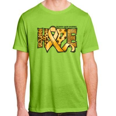 Childhood Cancer Awareness Hope In September We Wear Gold Gift Adult ChromaSoft Performance T-Shirt