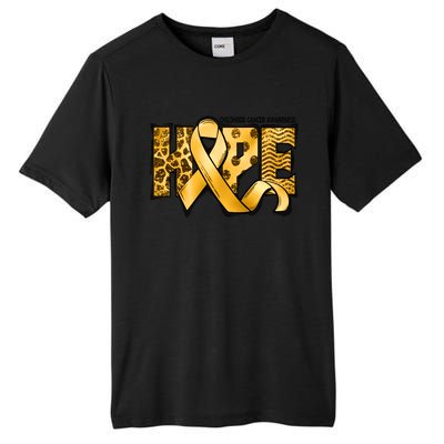 Childhood Cancer Awareness Hope In September We Wear Gold Gift Tall Fusion ChromaSoft Performance T-Shirt