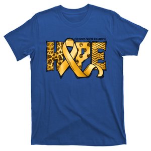 Childhood Cancer Awareness Hope In September We Wear Gold Gift T-Shirt