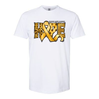 Childhood Cancer Awareness Hope In September We Wear Gold Gift Softstyle CVC T-Shirt